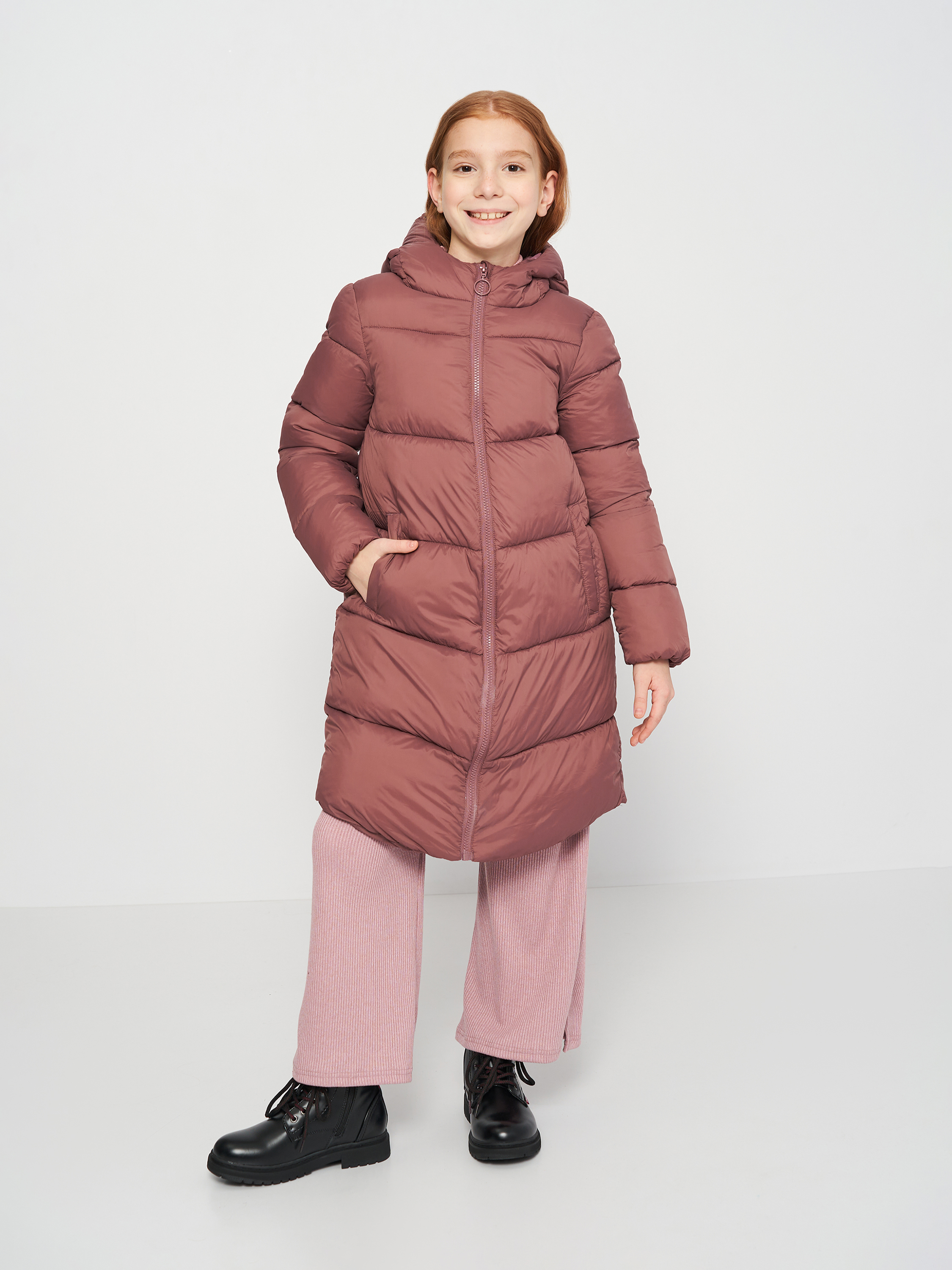 Акція на Підліткове демісезонне пальто для дівчинки 4F 4FJAW23TDJAF268-82S 140 см Рожеве від Rozetka