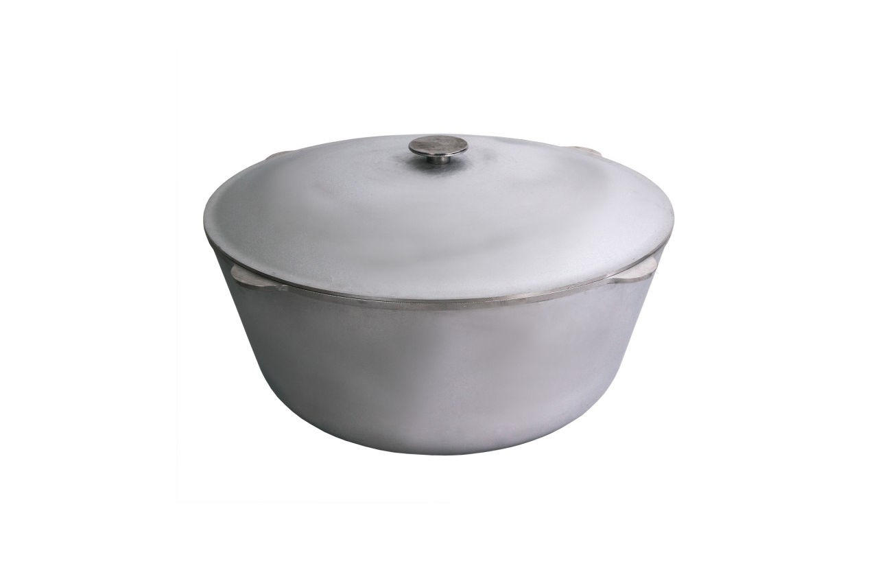 

Казан алюминиевый Биол - 450 х 262 мм х 25 л, с крышкой (K2500) TRG-13065
