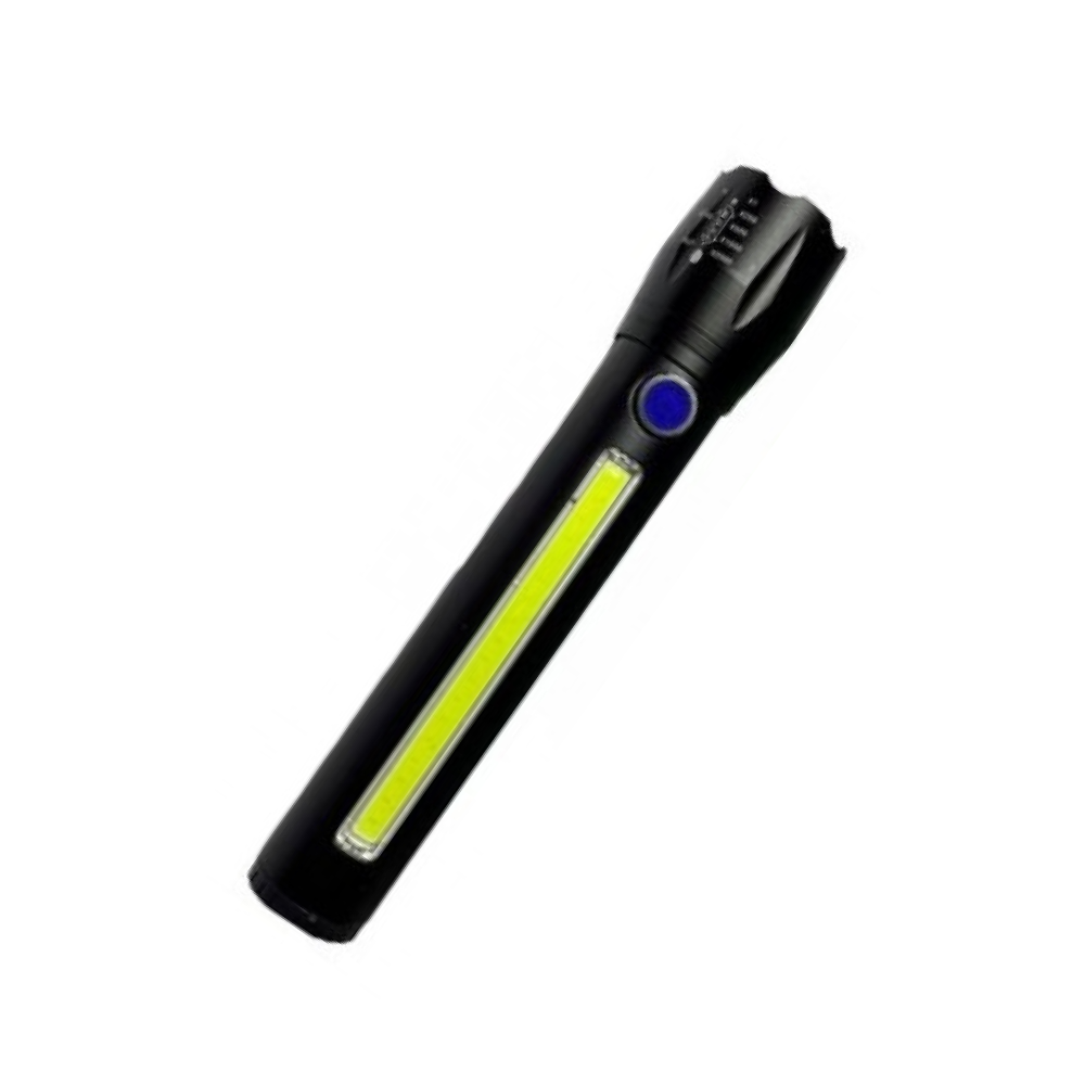 Ручной аккумуляторный фонарик с боковым диодом Power style MX-829-COB ...