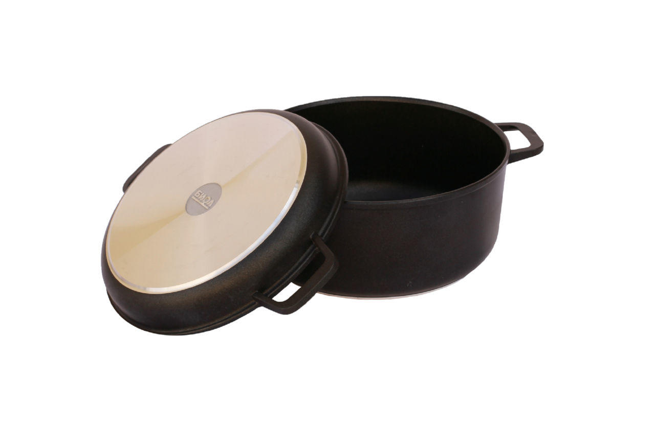 

Кастрюля антипригарная Биол - 200 х 136 мм х 2 л, с крышкой-сковородкой TRG-13410