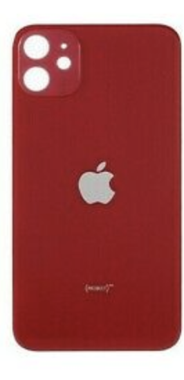 

Задняя крышка для iPhone 11, красная, Original (PRC), в комплекте стекло камеры