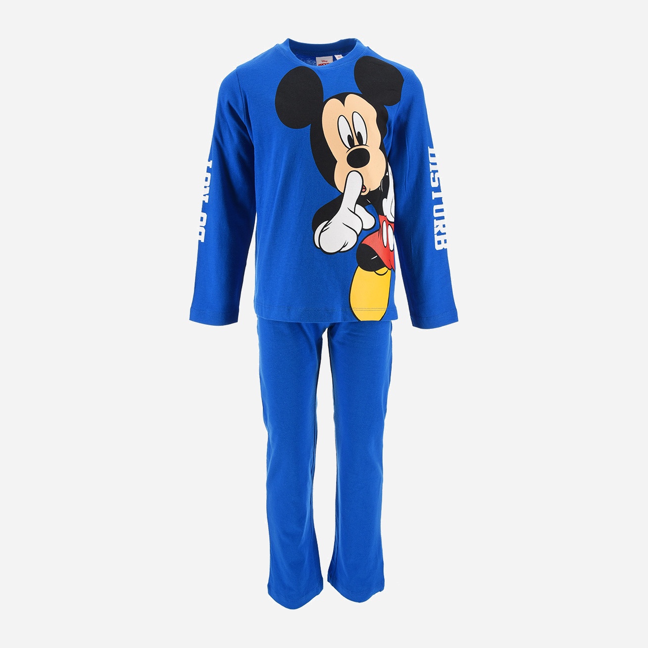 Акція на Піжама дитяча (футболка з довгими рукавами + штани) Disney Mickey VH2063 110-116 см Блакитна від Rozetka