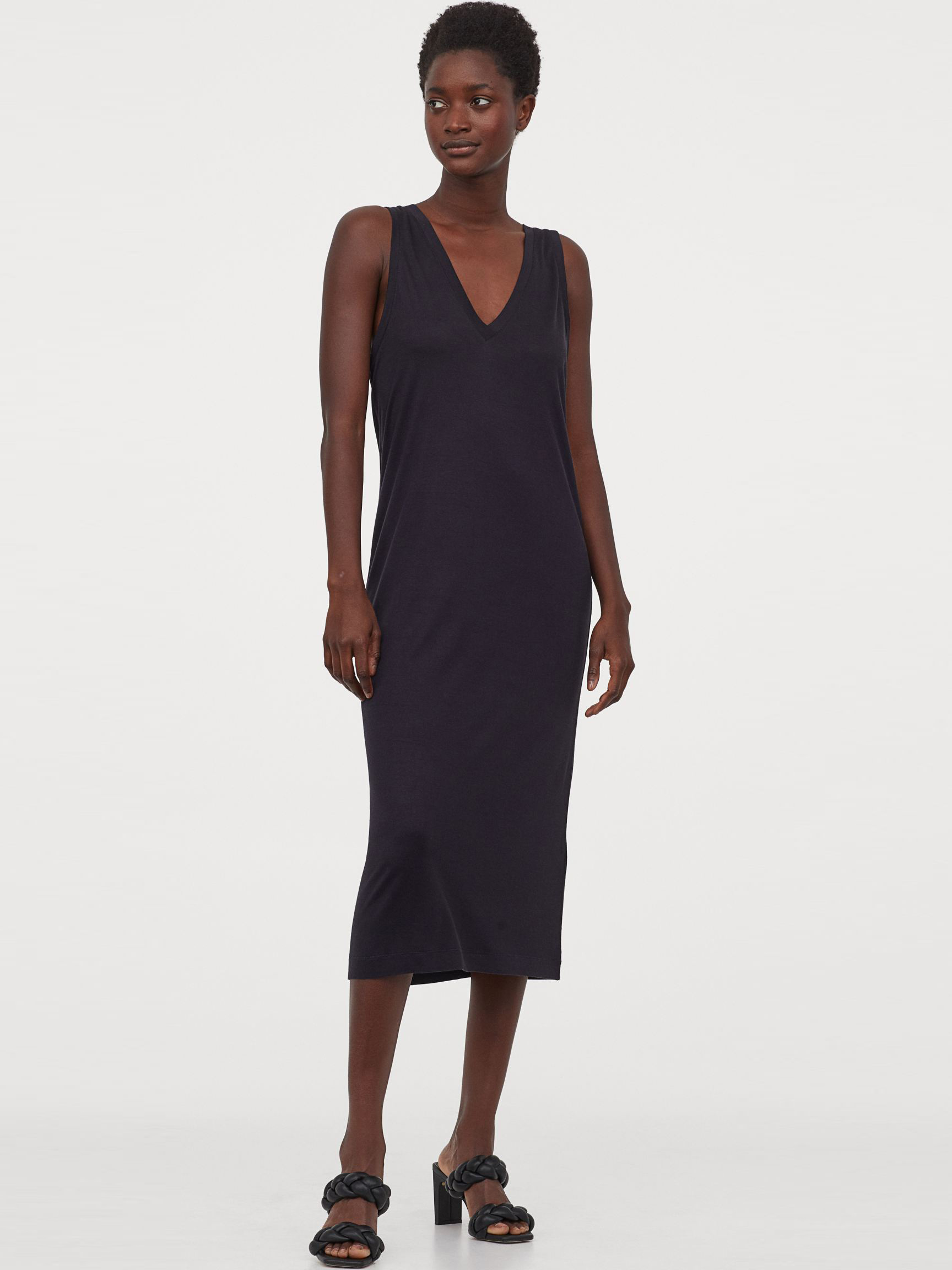 

Платье H&M 211-881759 XXL Темно-синее