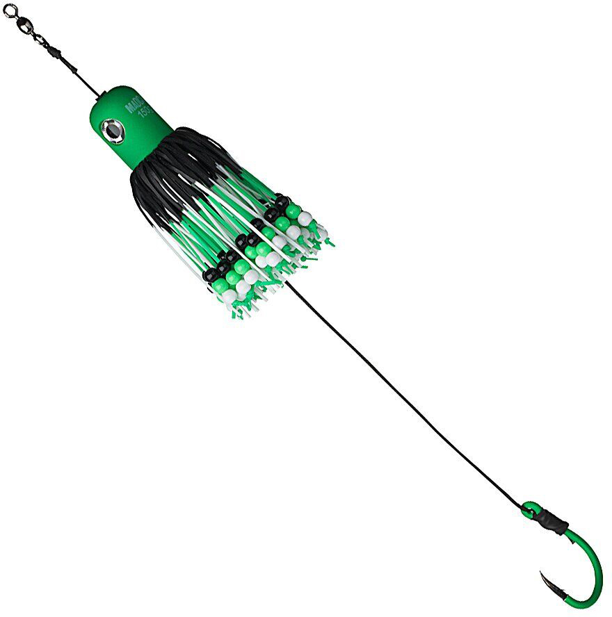 

Блесна DAM Madcat A-Static Adjustable Clonk Teaser (Медуза) 250 г №10/0 Green (60951)