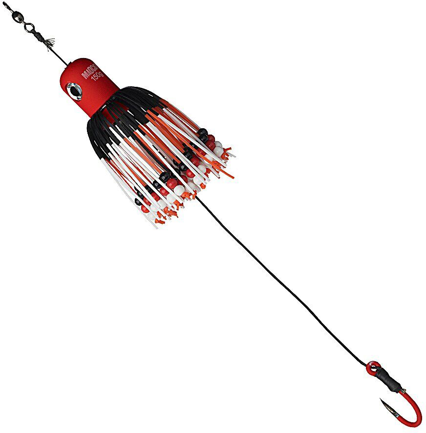 

Блесна DAM Madcat A-Static Adjustable Clonk Teaser (Медуза) 250 г №10/0 Red (60950)