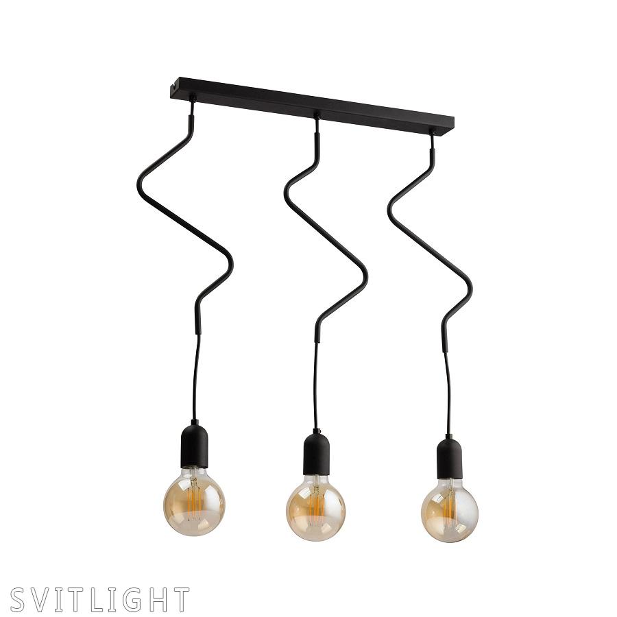 

Люстра в лофт стиле Svitlight 29-X867/3 BK