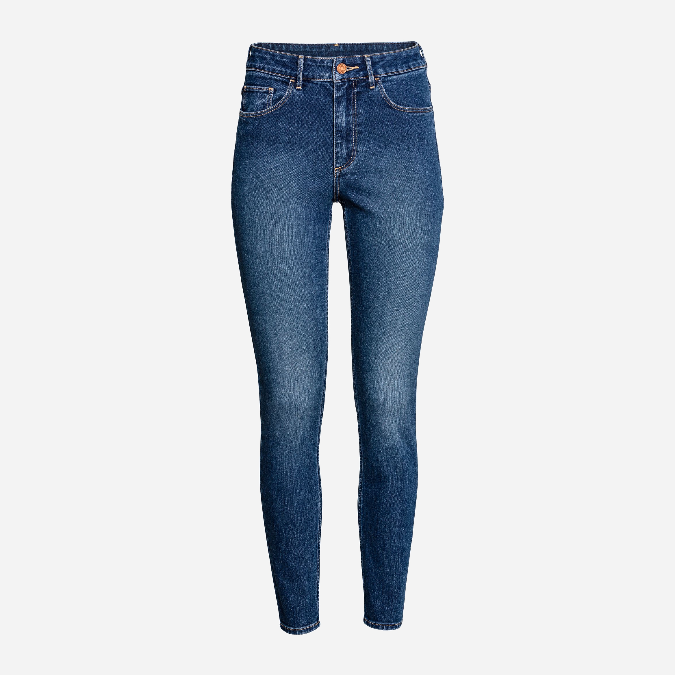 Акція на Джинси Skinny жіночі H&M 5196175arl W28 Сині від Rozetka