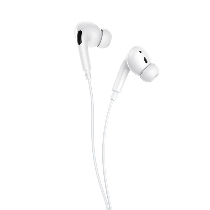 

Вакуумные наушники с Type-C коннектором и микрофоном Hoco M1 Pro Original series White