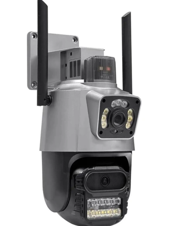 Беспроводная WiFi вай фай камера уличная поворотная PTZ P11 ICSEE 3mp ...