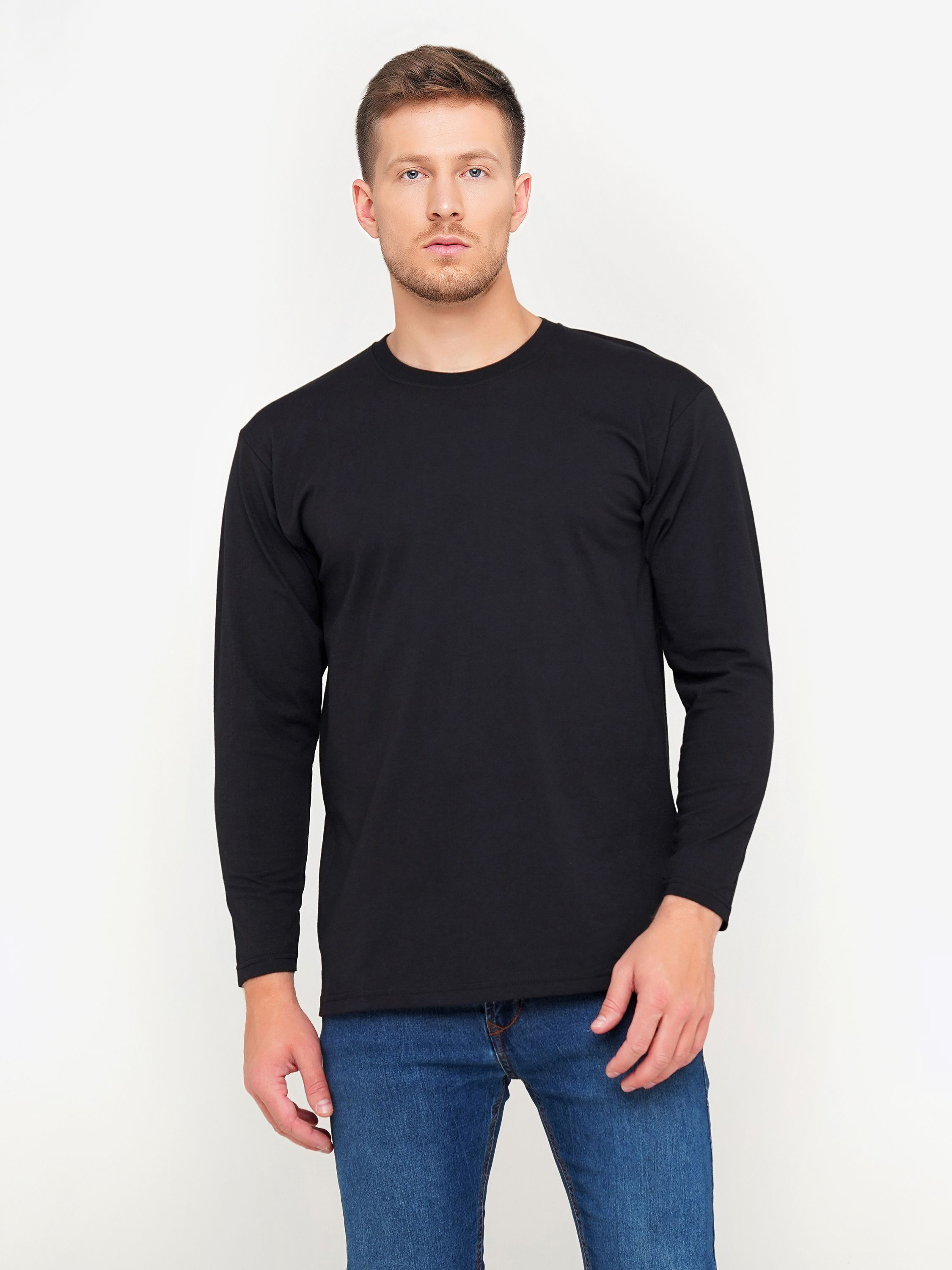 

Лонгслив Fruit of the loom RZ1001310 L (48-50) Черный