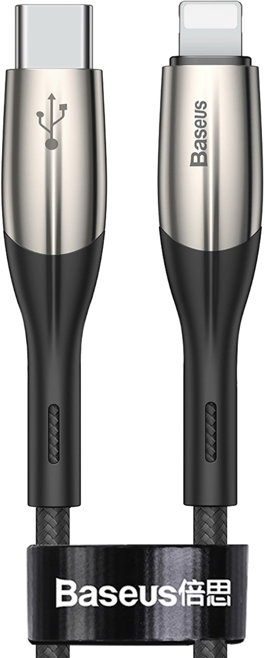 

Кабель Baseus Horizontal Type-C to Lightning PD 18W 1 м CATLSP-01 Black