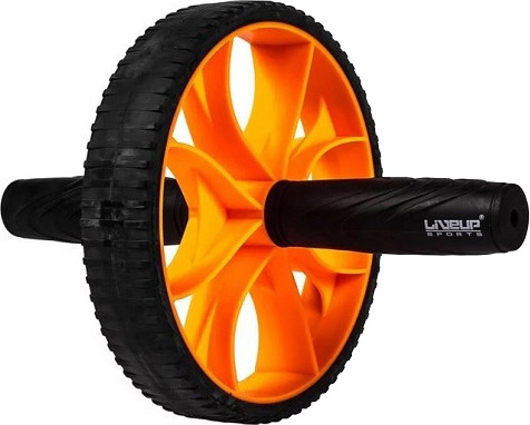 

Ролик для пресса LiveUP Exercise Wheel Черно-оранжевый (LS3372)