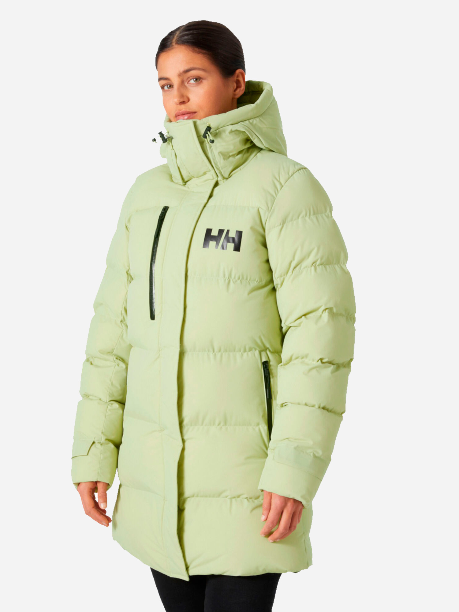 Акція на Куртка жіноча Helly Hansen W Adore Puffy Parka 53205-498 M Зелена від Rozetka