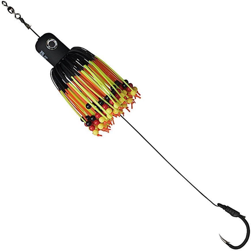 

Блесна DAM Madcat A-Static Adjustable Clonk Teaser Медуза 150 г № 10/0 Black (60942)