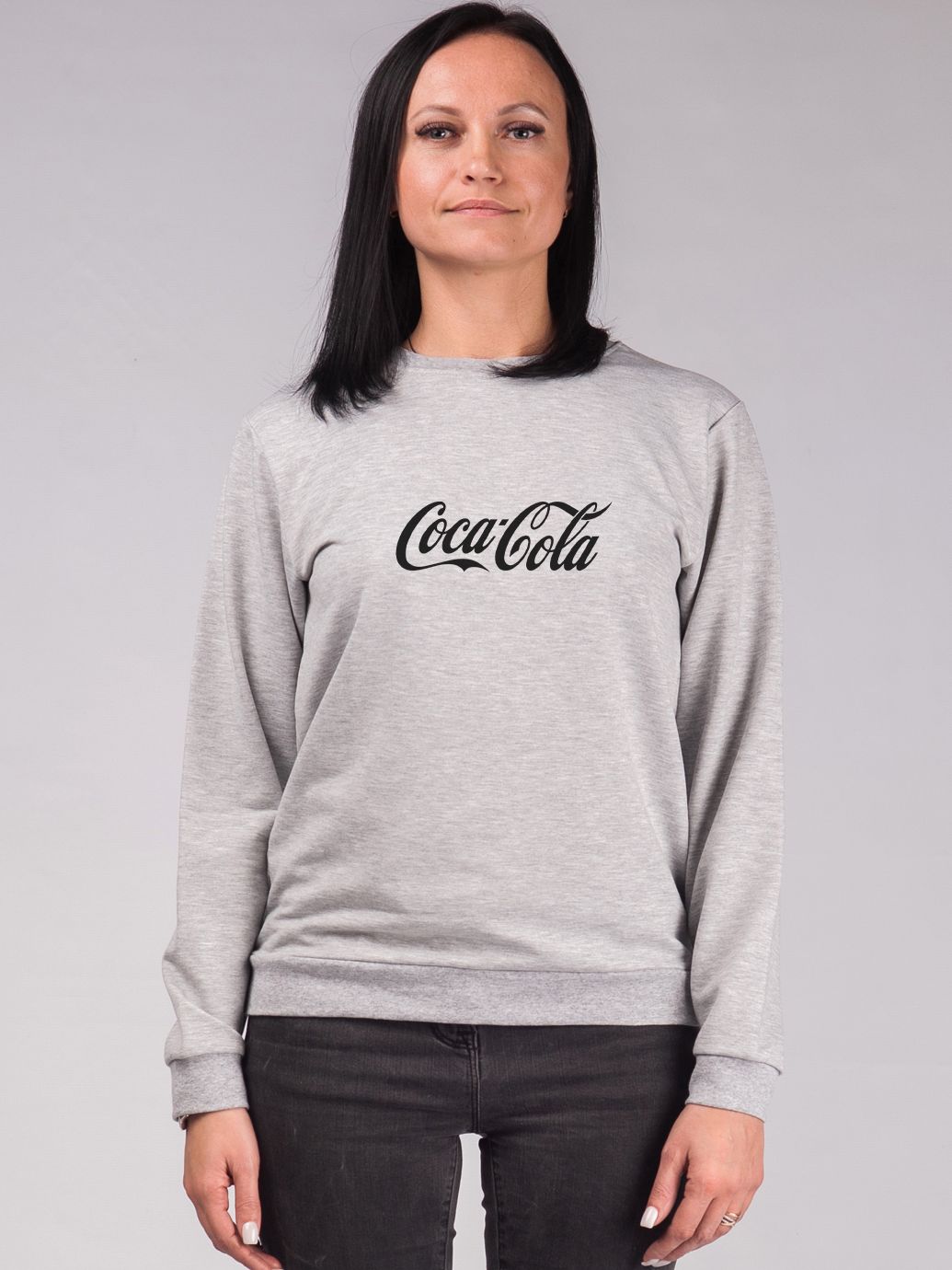 

Свитшот Malta Ж458-13-П2 CocaCola S (42) Светло-серый