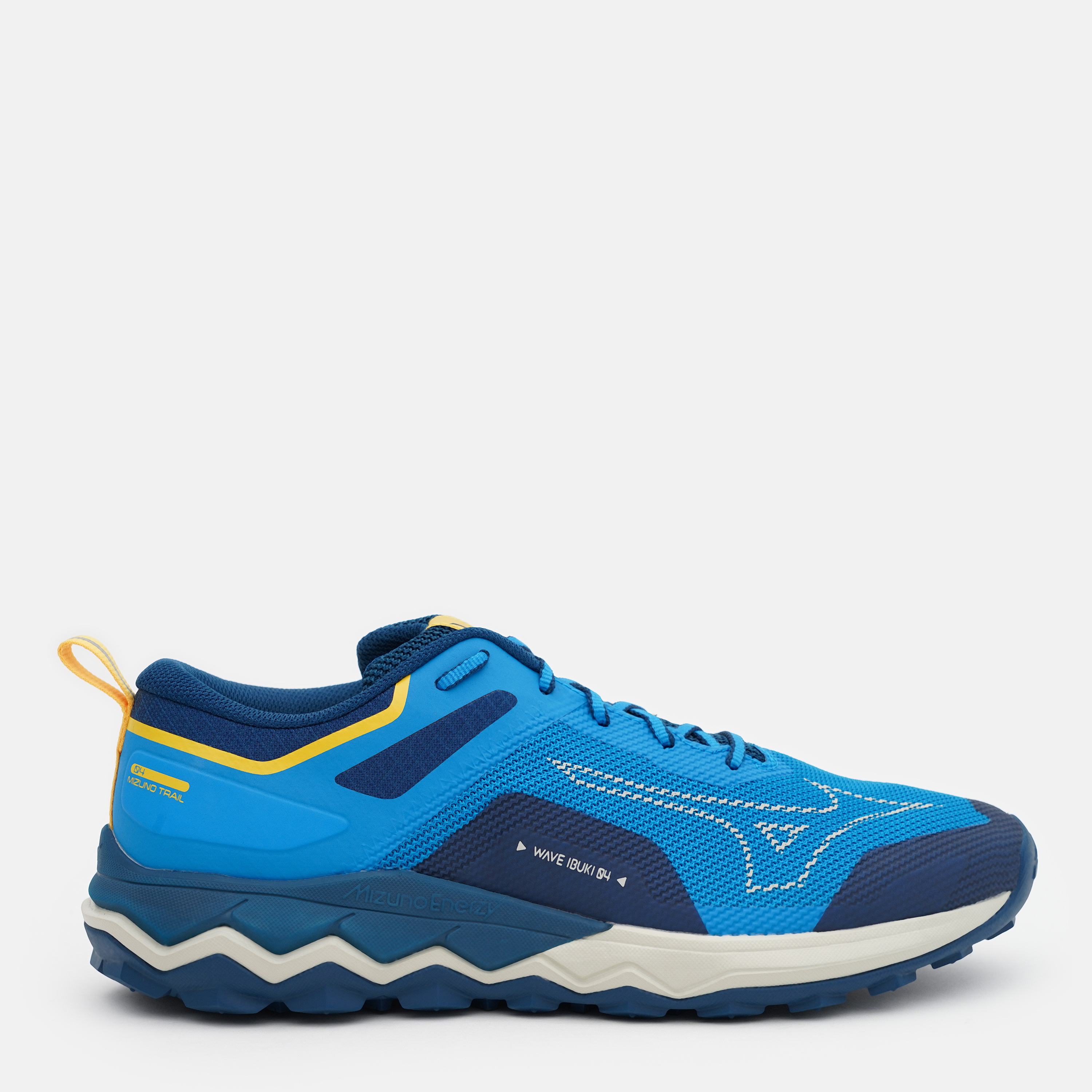Акція на Чоловічі кросівки для бігу Mizuno Wave Ibuki 4 J1GJ227303 42.5 (8.5UK) 27.5 см Синій/Темно-синій/Жовтий від Rozetka