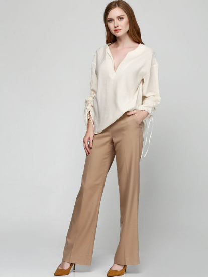 

Брюки H&M 5437296 32 Песочные