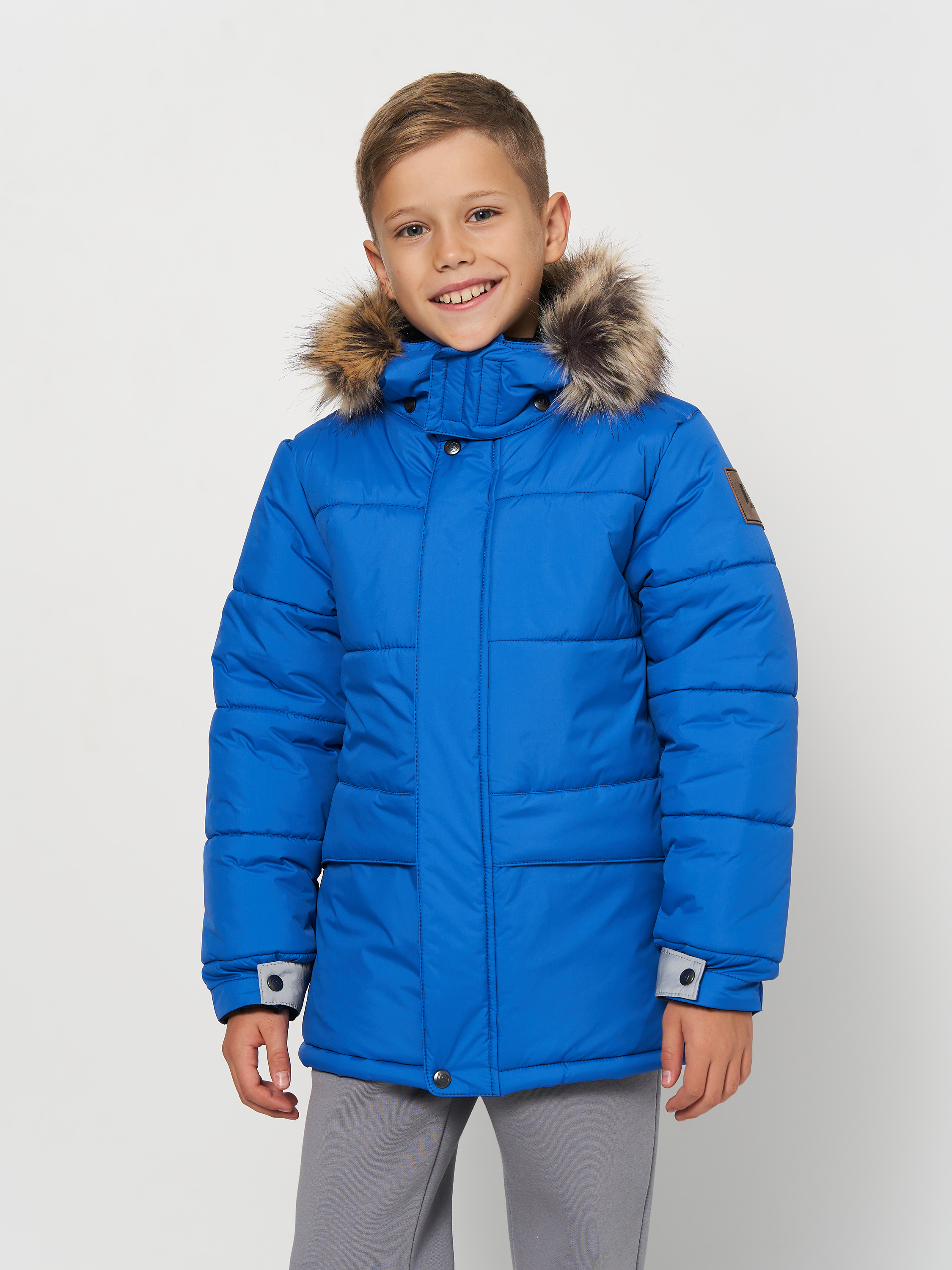 Акція на Дитяча зимова куртка для хлопчика Lenne Scott 23366-678 134 см від Rozetka