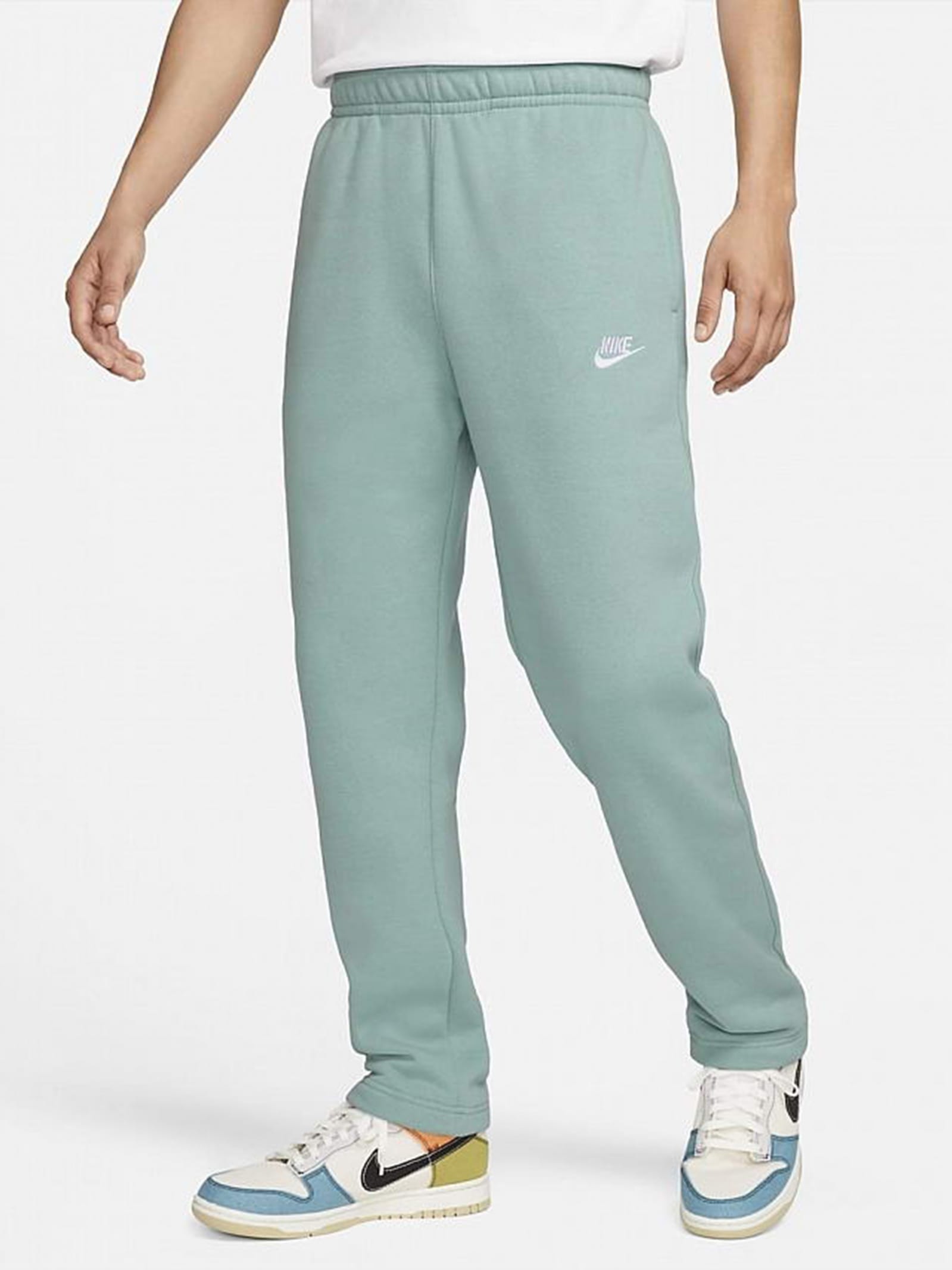 Акція на Спортивні штани чоловічі Nike M Nsw Club Pant Oh Bb BV2707-309 L Mineral/Mineral/White від Rozetka