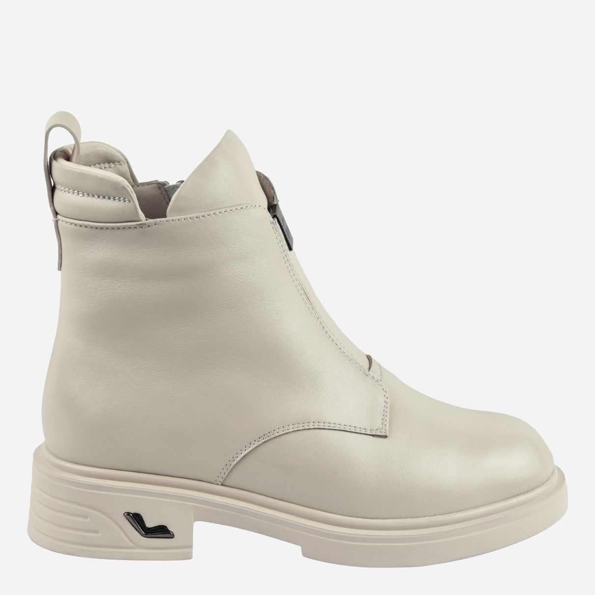 Акція на Жіночі зимові черевики високі Blizzarini 18J1630-5508M-6532 39 25 см Молочні від Rozetka