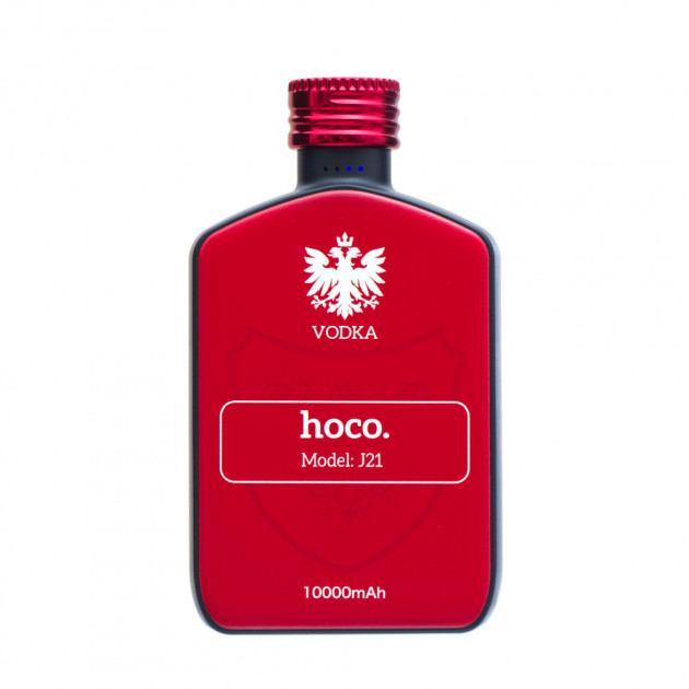 

Портативное зарядное устройство для телефона и планшета Hoco J21 Pro Vintage Wine 10000 mAh Водка Красный (1624)