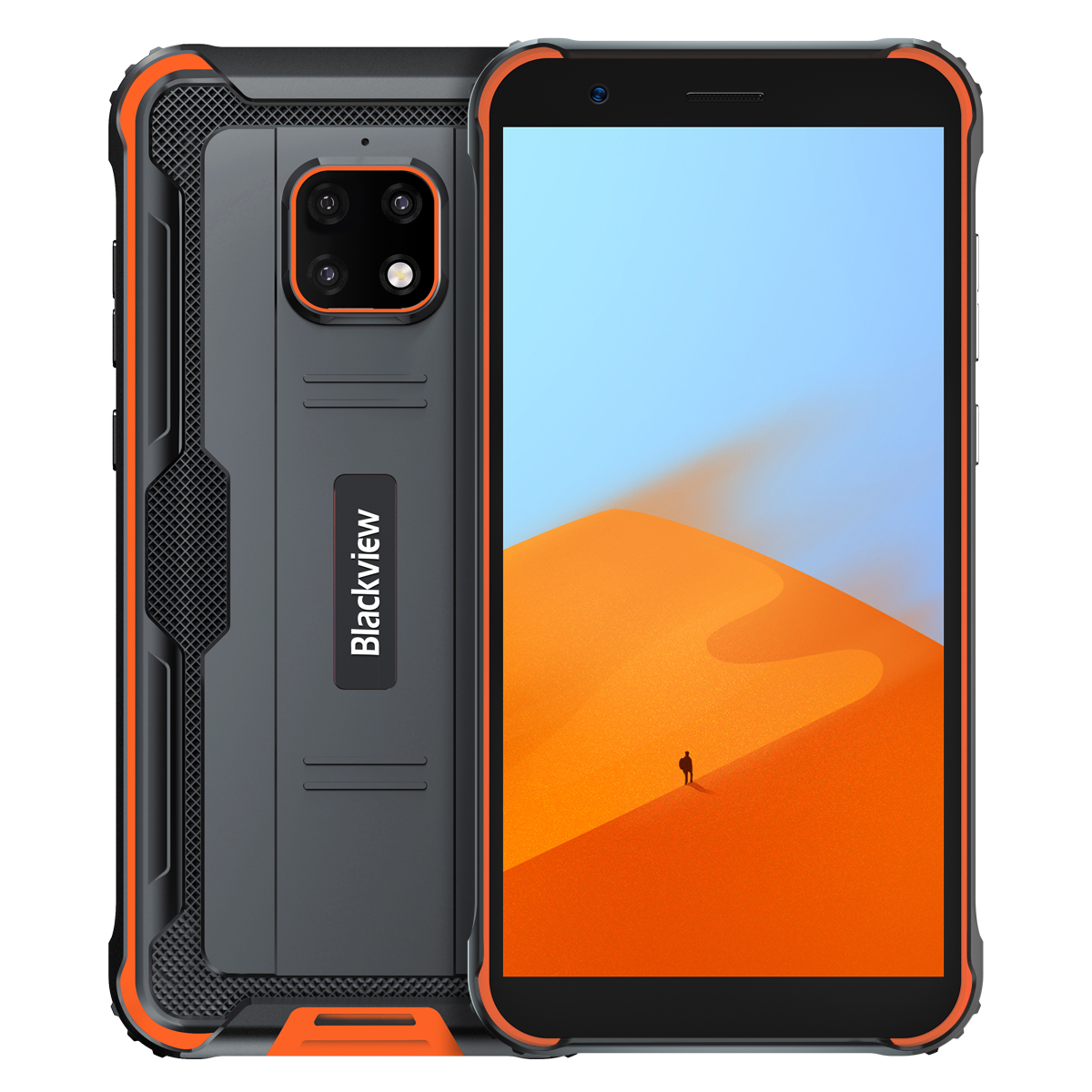 

Мобильный телефон Blackview BV4900 3/32Gb (5580 mAh, NFC) Black/Orange