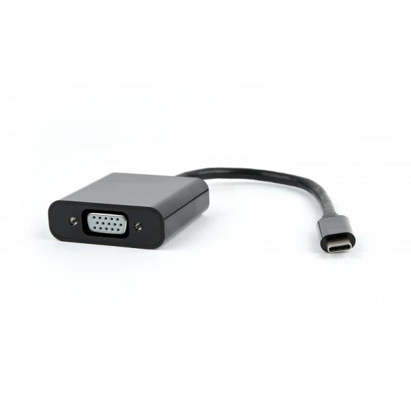 

Адаптер Cablexpert (AB-CM-VGAF-01) USB Type-C-VGA, 0.15 м, черный