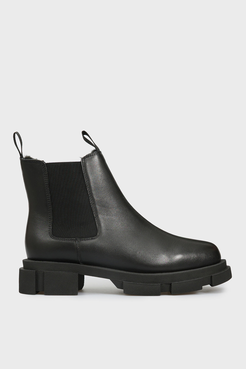 

Женские черные кожаные челси PRPY 39 PRFYAO1000