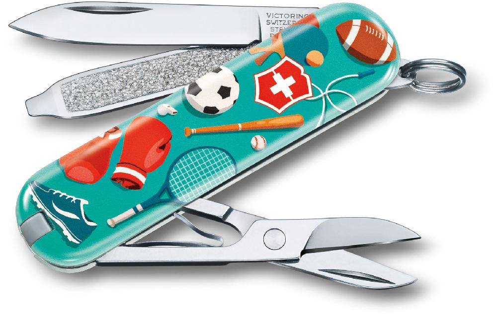 

CLASSIC LE "Sports World" 58мм/1сл/7функ/цветн/чехол /ножн Victorinox Vx06223.L2010