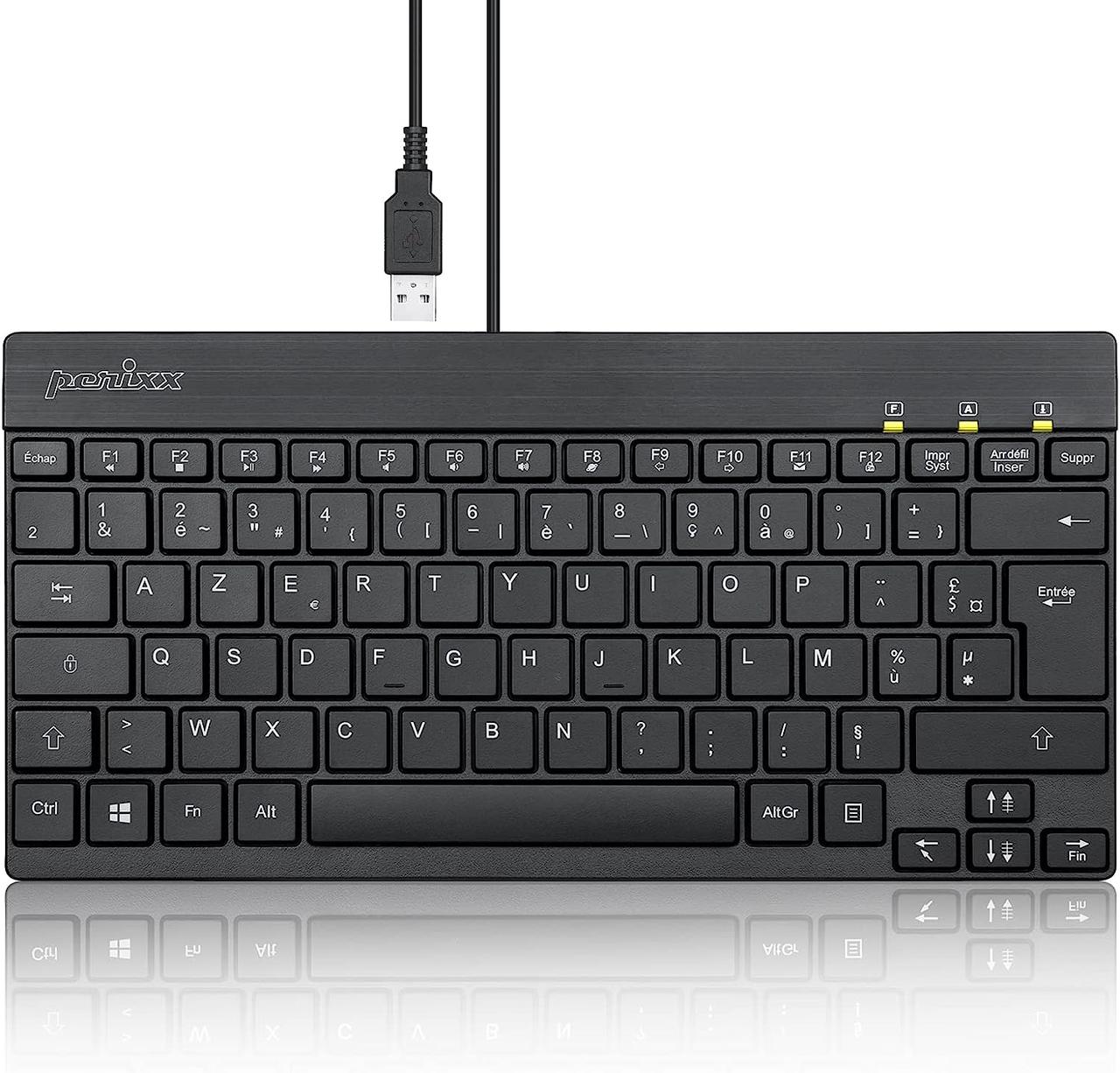 Мини-клавиатура с USB-кабелем Perixx PERIBOARD-426 (французская ...