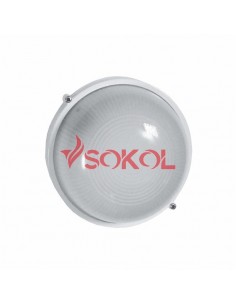 

Светильник банник Sokol LED-WPR 10w aluminium 1000Lm 6500K IP44 круг