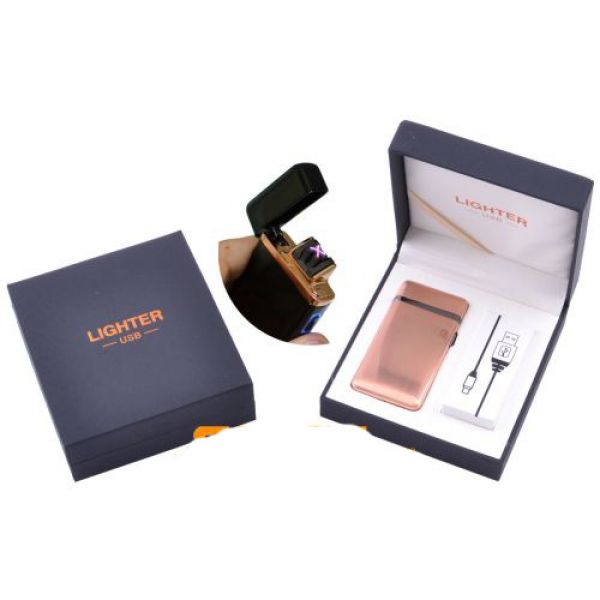 

Электроимпульсная (USB) зажигалка с двумя перекрещенными молниями Lighter Wok