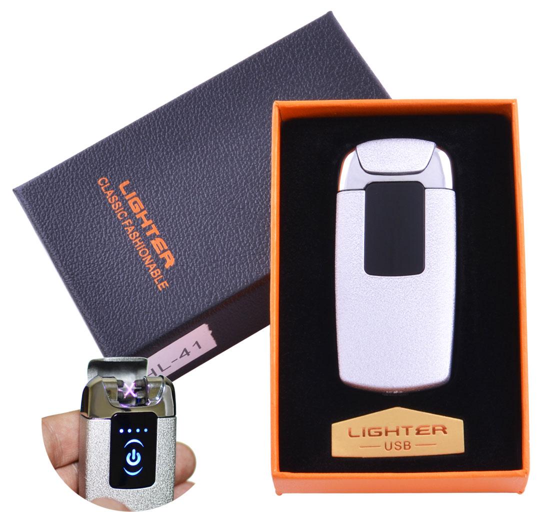 

Электроимпульсная зажигалка в подарочной упаковке Lighter (Двойная молния, USB) Gondar