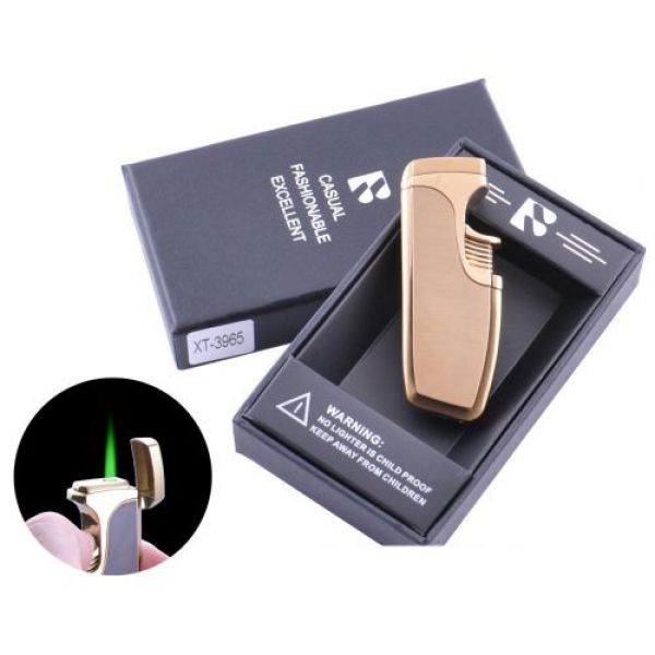 

Зажигалка подарочная Золото (Турбо пламя)