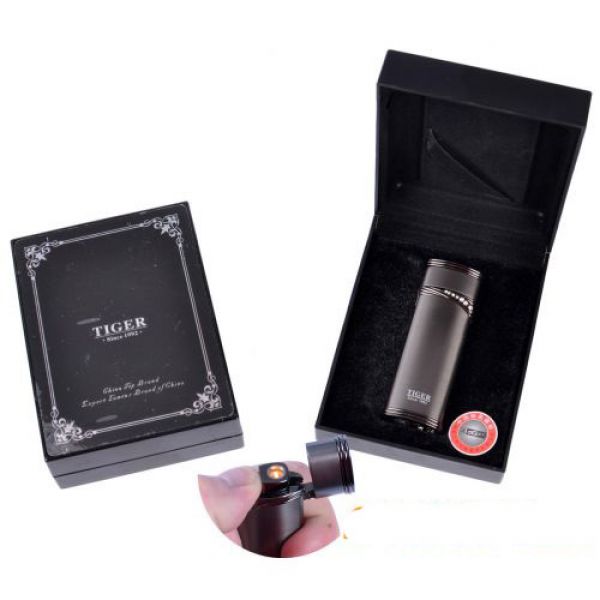 

Зажигалка подарочная Tiger (Турбо пламя) Black