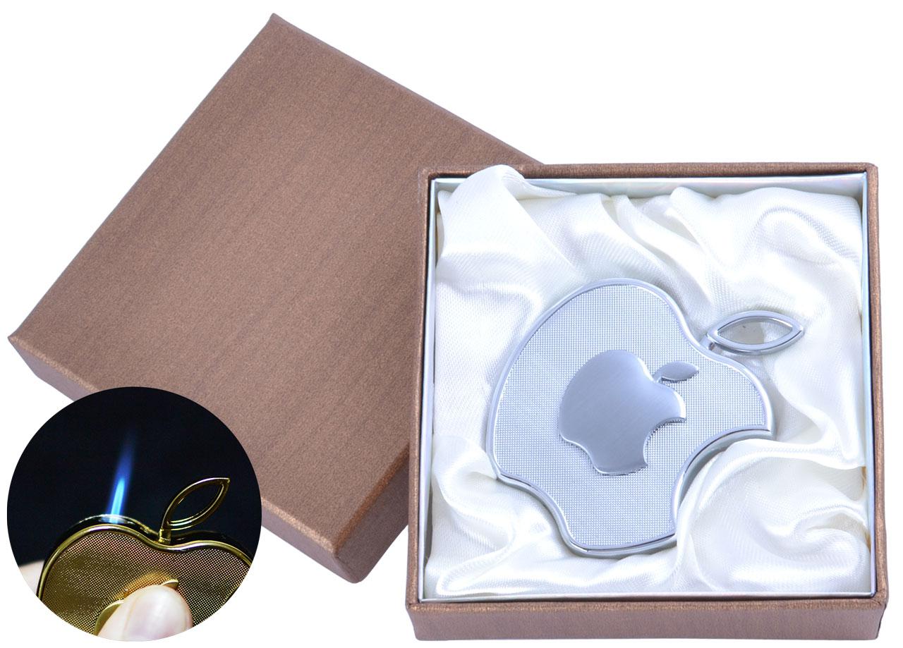 

Зажигалка подарочная Apple (Острое пламя) Silver