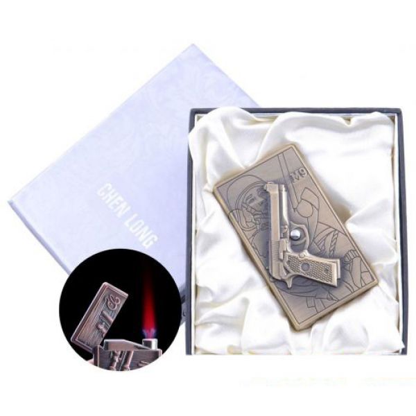 

Зажигалка электронная в подарочной коробке M (Турбо пламя) Scepter 1
