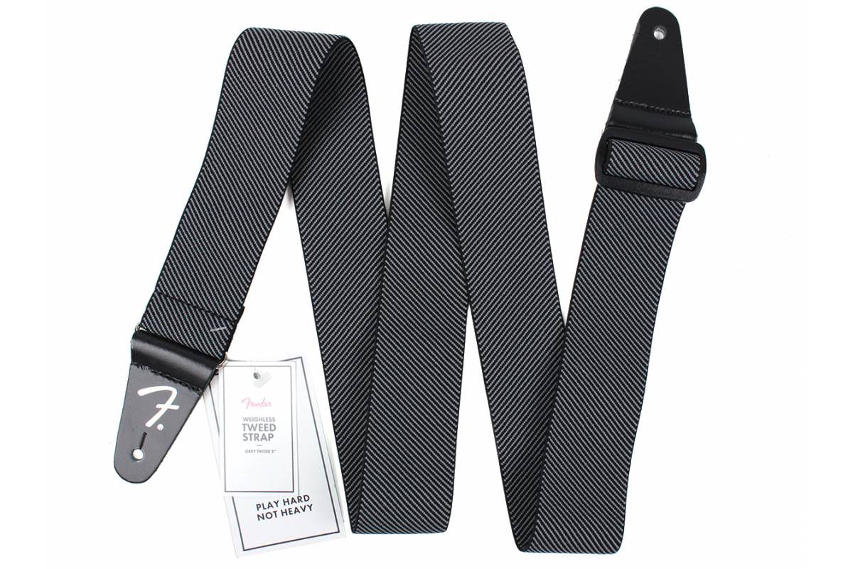 

Ремень гитарный Fender WEIGHLESS TWEED STRAP, GREY
