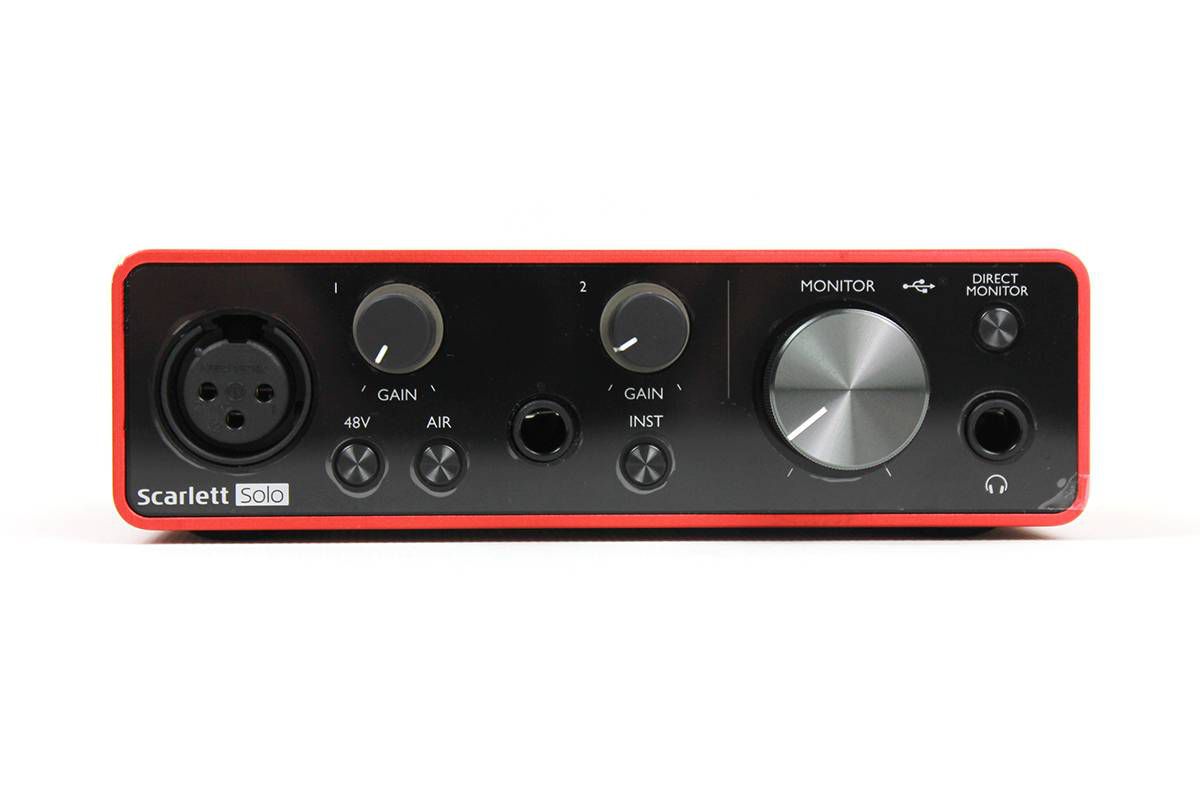 

Аудиоинтерфейс Focusrite Scarlett Solo 3rd Gen