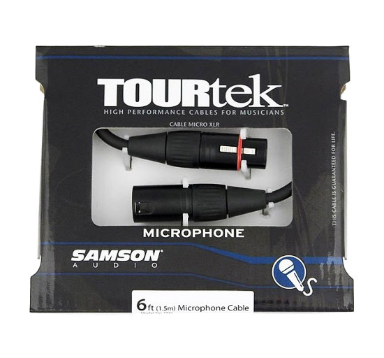 

Кабель SAMSON TM6 Tourtek Microphone Cable (1.8m)