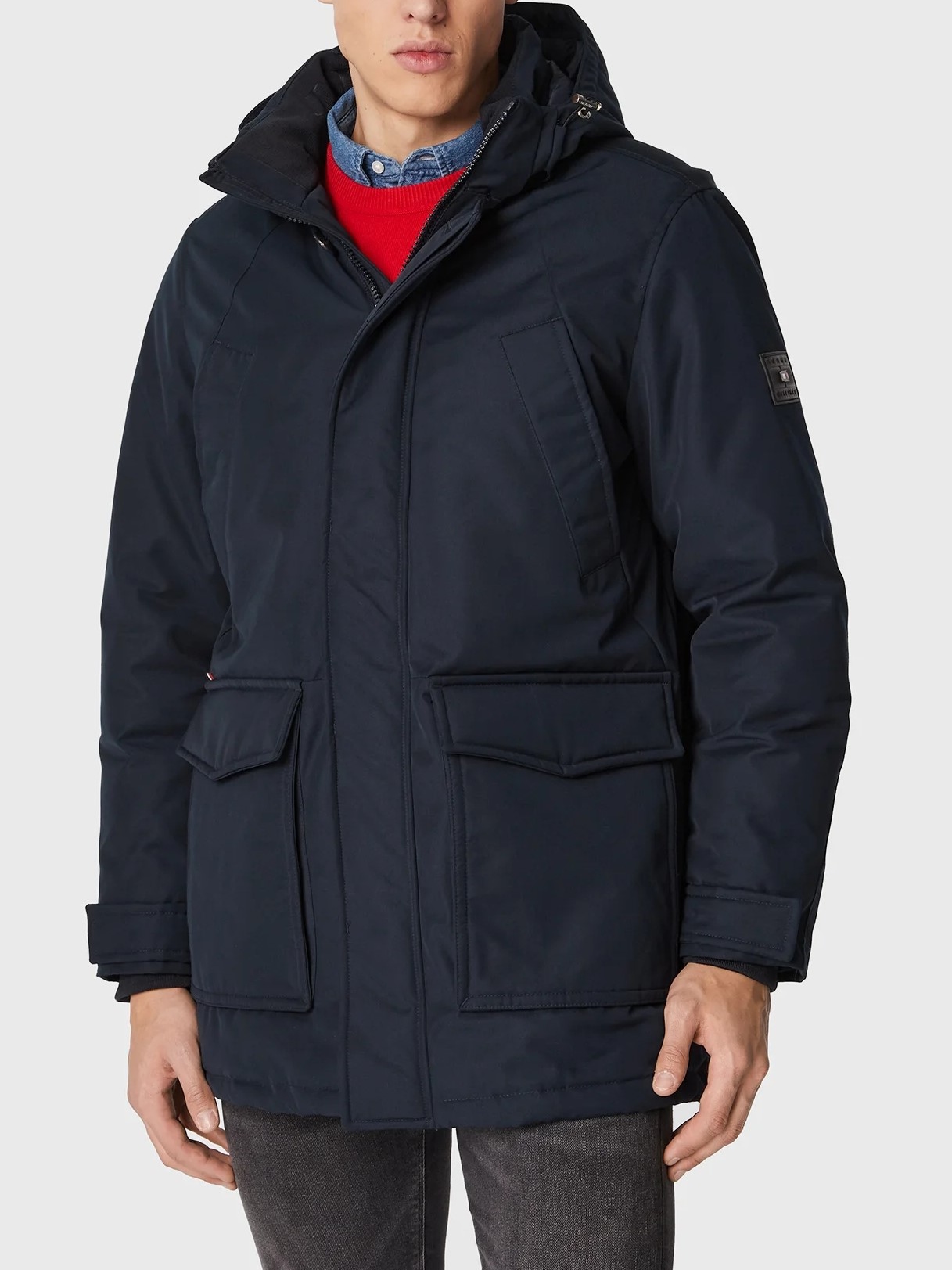 Куртка мужская Tommy Hilfiger MW0MW27689 S Синяя (8720641443739) – в ...