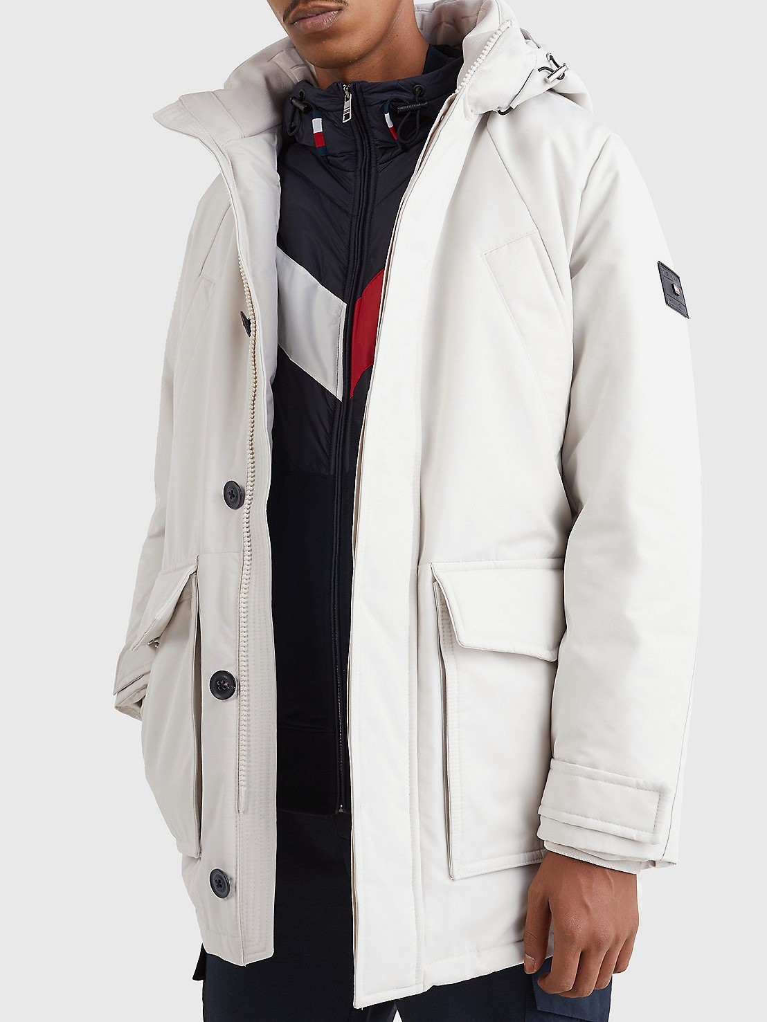 Куртка мужская Tommy Hilfiger MW0MW27689 S Бежевая (8720642082357) – в ...