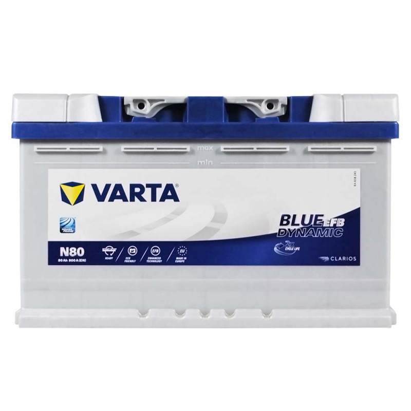 Аккумулятор автомобильный VARTA Blue Dynamic EFB (N80) 80Ah 800A R+ (L4) –  фото, отзывы, характеристики в интернет-магазине ROZETKA от продавца: Super  car