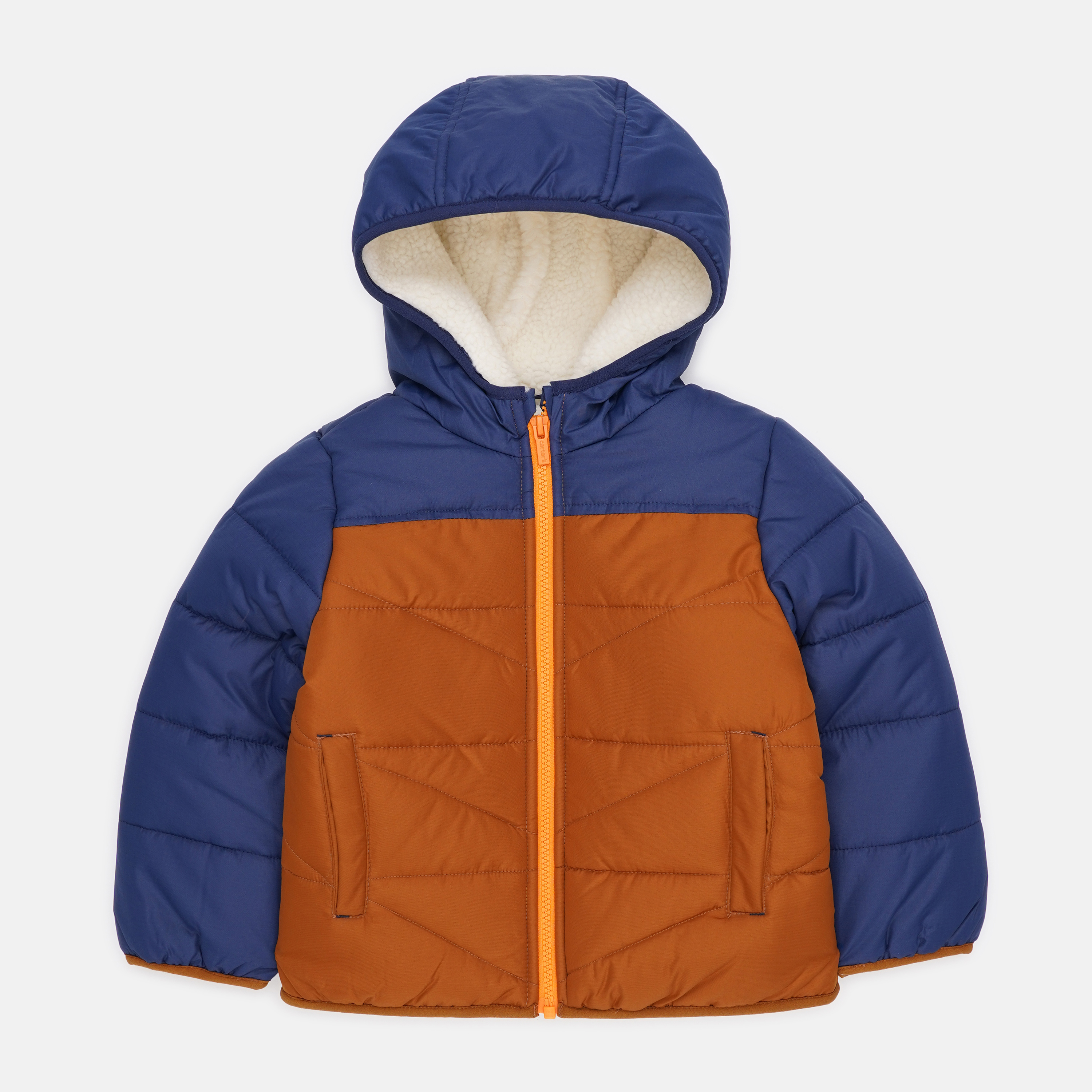 Акція на Дитяча зимова куртка для хлопчика Carters C223824 92 см Темно-синя від Rozetka