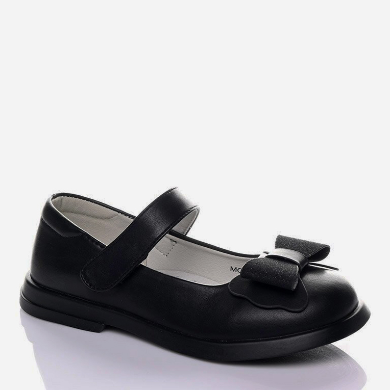 Акція на Дитячі туфлі для дівчинки Apawwa MC289 31 Чорні від Rozetka