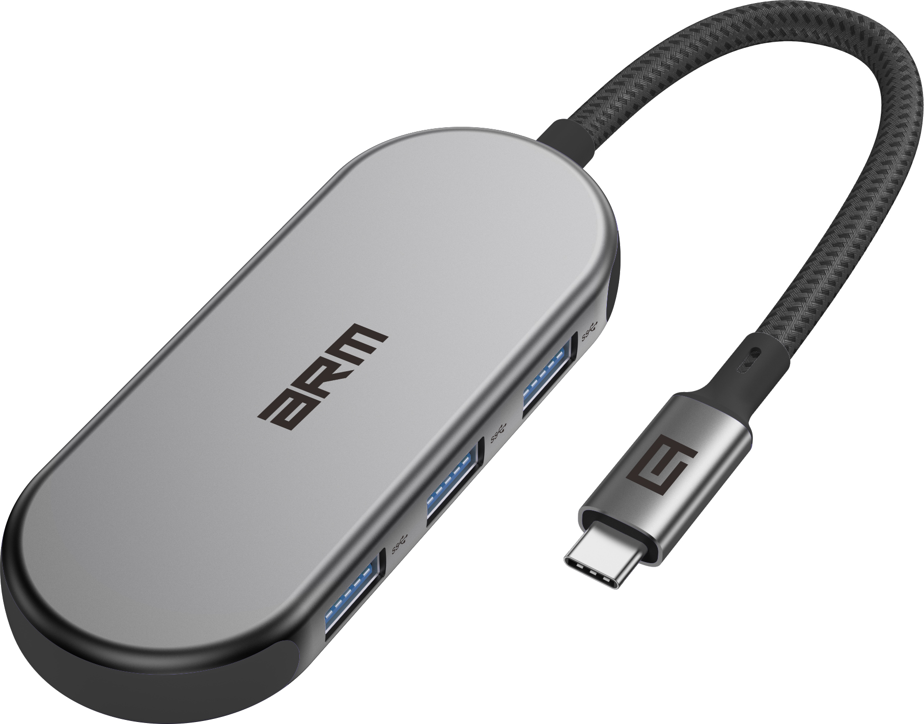 USB-Хаб ArmorStandart Type-C to HD4K + PD + 3 USB + TF/SDcard Grey