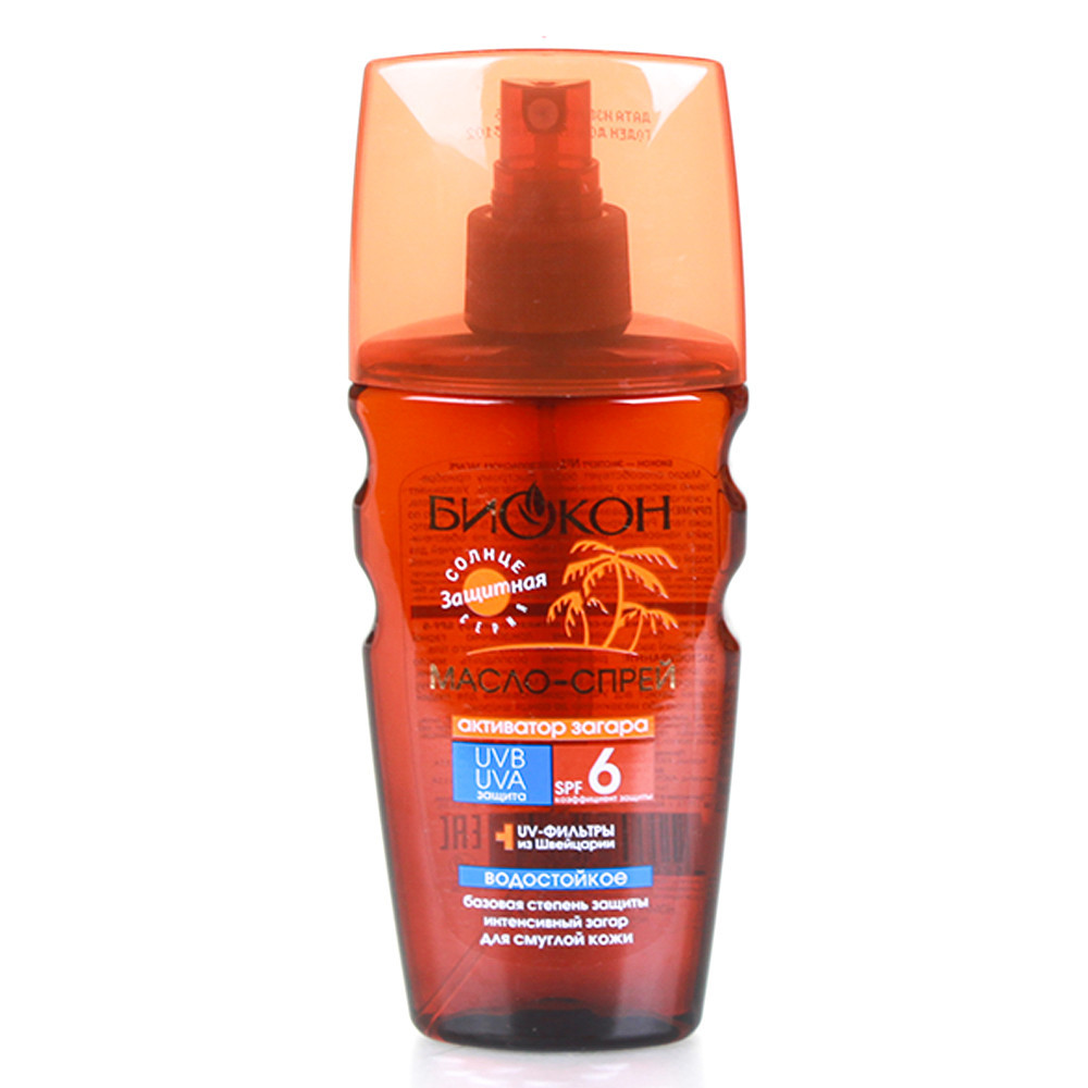 Масло спрей активатор засмаги Біокон SPF6 165 мл (4820008317780) от ...