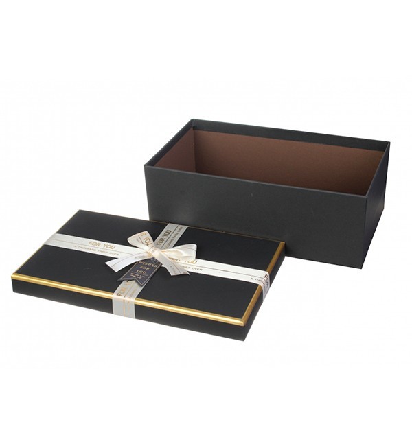 Подарочная коробка Norveg с логотипом, цвет золотой