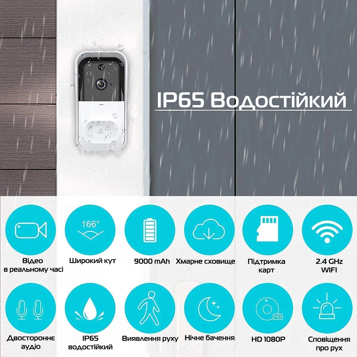 Камера домофон DOORBELL X5 управление с телефона (005577) – фото, отзывы,  характеристики в интернет-магазине ROZETKA от продавца: WowBuy | Купить в  Украине: Киеве, Харькове, Днепре, Одессе, Запорожье, Львове