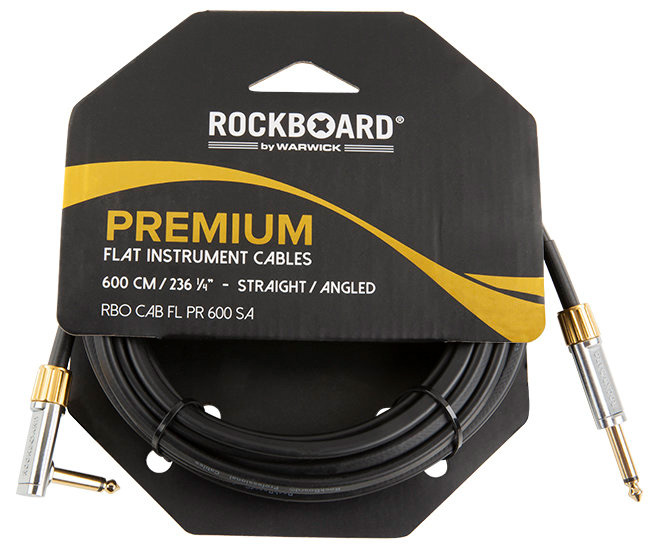 

Кабель инструментальный ROCKBOARD Premium Flat Instrument Cable, Straight/Angled (600 cm)